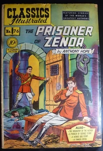 Classics Illustrated #76 Prisoner Of Zenda LDC HRN 75, VG 1st Print 10/1950 - Picture 1 of 2