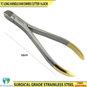 TC Long Handle Hard Wire Cutter Orthodontic Distal Pliers Braces Instruments New - Bild 1 von 4