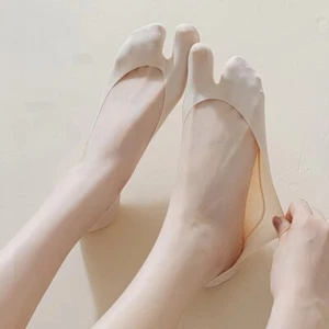 Ultradünn Socken mit geteilter Zehenpartie Liner Boots-Söckchen Frauen Damen - Bild 1 von 7