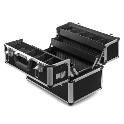 Wiltec Cassetta attrezzi vuota Alluminio e ABS 2 chiavi Valigetta degli attrezzi - Immagine 1 di 4