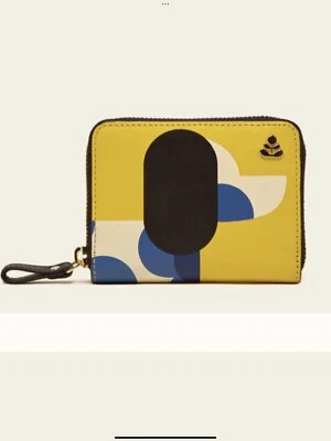 Cartera Orla Kiely Remember Me con cremallera en amarillo Daschund - nueva con etiquetas PVP £120 Foto 1 de 4