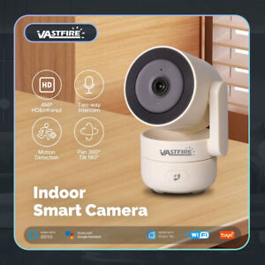 Smart TUYA Überwachungskamera Innen WLAN 4MP IR Cam Babyphone Privatsphäre/Alexa