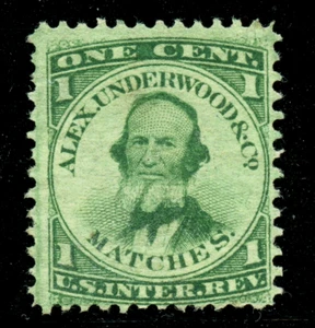 RO178a, Alex Underwood & Co. Match revenue stamp. - Picture 1 of 2