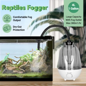 4L Reptiles Fogger Humidifiers Mister Misting System Terrarium Foggers Vivarium - Picture 1 of 13