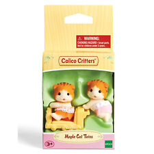 Calico Critters Maple Cat Twins Figure Set NEW IN STOCK 