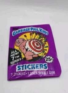 1987 Topps Garbage Pail Kids Original 7th Series OS7 | Wax Pack GPK Sealed - Picture 1 of 2