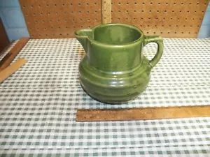 Vintage 1920er McCOY Keramik kleiner grüner Buttermilchkrug - Bild 1 von 6