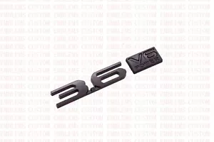 Fit 18-22 JEEP WRANGLER JL GRANITE GRAY 3.6L V6 EMBLEM BADGE NAMEPLATE - Picture 1 of 3