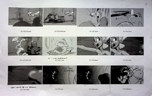 Die kleine Meerjungfrau Ariels Produktionsbeginn Film Storyboard Miniaturansicht Seite - Bild 1 von 2