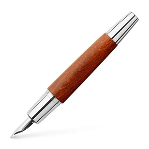 148200 Stylo plume e-motion largeur de trait M en bois et métal chromé Bois - Afbeelding 1 van 6
