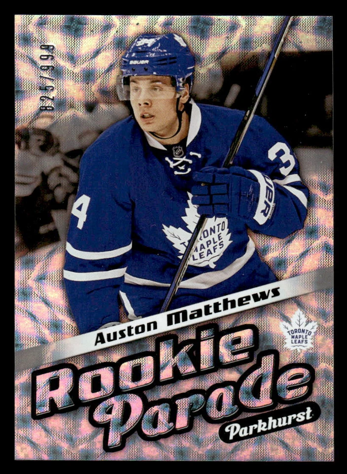 Auston Matthews 2016-17 Parkhurst #RP33 Rookie Parade #/999 - Image 1 of 2