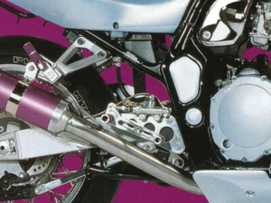 Gimbel Fussrastenanlage für SUZUKI GSF 1200 Bandit (GV75A) | 96-00 | silber m... - Picture 1 of 4