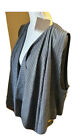 Eskandar Wool Cardigan Grey Vest Sz 1