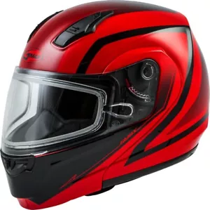 NEW GMAX MD-04S MODULAR DOCKET SNOW HELMET RED/BLACK XL-72-5921X- MOTORCYCLE - Picture 1 of 6