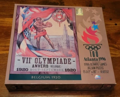 Atlanta Olympic Games 1996 officially licensed Puzzle Belgium 1920  NEW /Sealed — 第 1/4 张图片