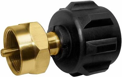 Adaptador de recarga LP Gas 1 LB Cilindro Tanque, QCC1/Tipo 1 Tanque de propano y 1 lb Tanque  Foto 1 de 3