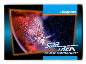 1992 Star Trek The Next Generation Trading Card #29 Livingston - Picture 1 of 4