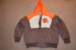 Vintage APEX ONE PRO LINE CLEVELAND BROWNS JACKET (Used) XL - Picture 1 of 11