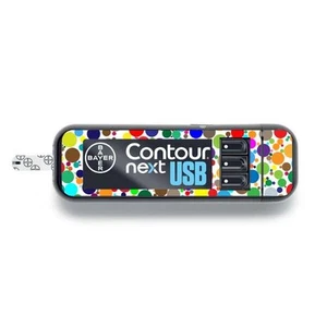 Aufkleber / Sticker für Ascensia Contour Next - Konfetti | Diasticker® - Bild 1 von 1