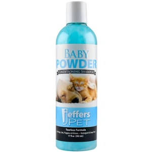 Jeffers Baby Powder Shampoo Condizionante Profumato per Cani, Gatti, Cuccioli e Gattini - Foto 1 di 3