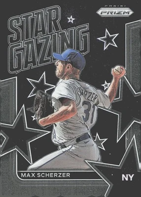 2022 Panini Prizm #SG-15 Max Scherzer Star Gazing Silver Prizm - Imagem 1 de 2