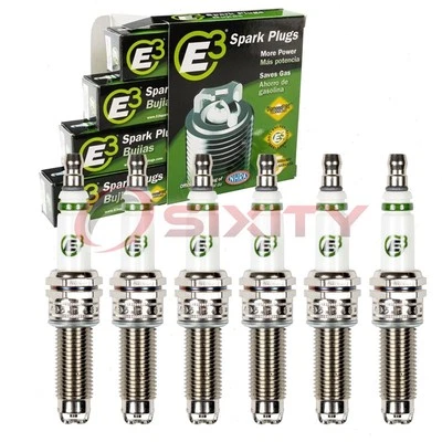 6 bujías E3 para Dodge Durango 2011-2021 3,6 L V6 cable de encendido ro Foto 1 de 4