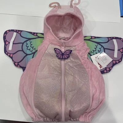 NWT Dream Play Pink Vest Butterfly Baby Costume 6-9 M Halloween - Image 1 of 4