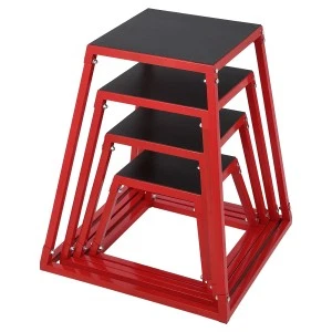 GARVEE Salto Pliométrico Caja de Acero Fitness Ejercicio Plyo Box Paso para Gimnasio en Casa Foto 1 de 4