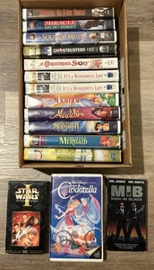 VHS Tapes - Lot Collection: Disney, Star Wars, Christmas & More - Fast Shipping! - Picture 1 of 8