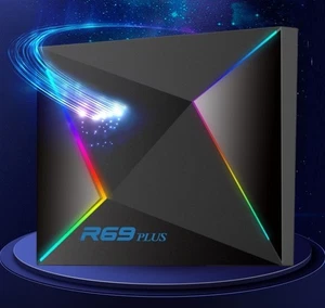 Android 14 TV Box 4GB+64GB R69 Plus Octa Core H728 WiFi6 8K 1000M 3D Smart Box - Picture 1 of 12