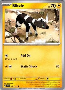 Blitzle 062/191 Common Regular SV08: Surging Sparks NM - Picture 1 of 2