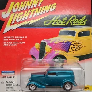 Purple 1933 Ford Delivery - Johnny Lightning Hot Rods 1:64 Diecast Car - Picture 1 of 3