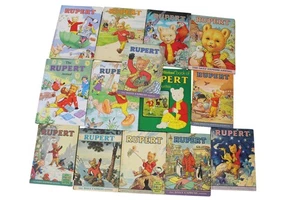 Job Lot Of 14 Rupert Annuals - Picture 1 of 3
