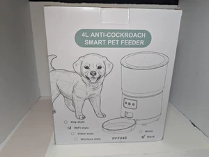 Alimentatore automatico per animali domestici Smart WiFi 4L - Dispenser di cibo per cani e gatti, controllo APP, tempo - Foto 1 di 8