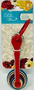 Juego de cuchara medidora de cocina de belleza atemporal The Pioneer Woman de plástico de 8 piezas - Imagen 1 de 2