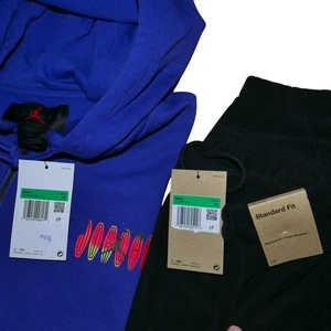 Air Jordan Para Hombres XL Polar Polar Polar Joggers + MVP Sudadera con Capucha Conjunto 2 Piezas Sudadera - Imagen 1 de 13