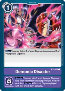 Digimon Demonic Disaster - BT5-106 - C Near Mint - Picture 1 of 1