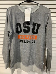 Venley Small NCAA Oregon State Beavers Colby Tri-Blend Crew Neck Sweatshirt New - Picture 1 of 2
