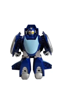 Playskool Transformers Rescue Bots Academy Whirl The Flight-Bot Blue Jet Plane - Picture 1 of 3