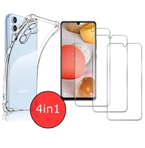 3x Schutzglas Samsung Galaxy A & M Serien  1x Handyhülle,  A15 A55  A16 A25 A35 - Bild 1 von 50