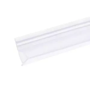 Rahmenlose Glas Duschtür Sweep 137,8" für 1/2" (12mm) Glas H-Typ Dichtleiste - Bild 1 von 5