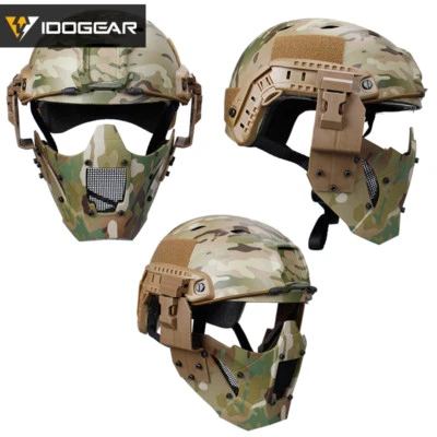 Maschera softair IDOGEAR JAY maglia mezza faccia maschera paintball casco VELOCE softair - Immagine 1 di 4
