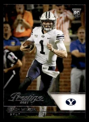 2021 Chronicles DP #82 Zach Wilson Rookie Prestige Base BYU - Image 1 of 2