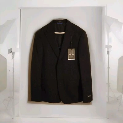 Traje Para Hombre DKNY 2 Piezas Negro 38Reg-31W NUEVO Con Etiquetas VER Graduación Boda  Foto 1 de 4