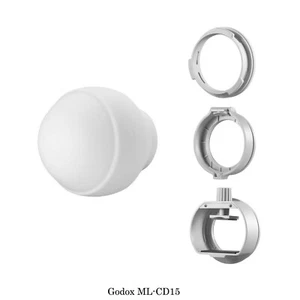 Godox ML-CD15 Flash Diffuser for V860III V860II V850III V1S(Included 3 adapters) - Picture 1 of 8