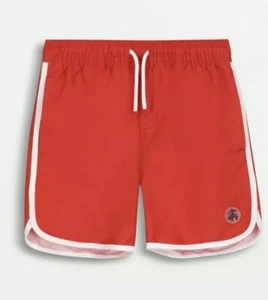 Brooks Brothers Red Boys Piped Swim Trunks NWOT Size 12Y - Picture 1 of 5