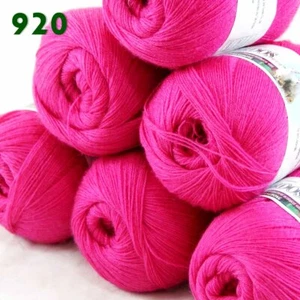 Sale 6 Ballsx50gr LACE Rugs Acrylic Wool Cashmere Hand Crochet Knitting Yarn 920 - Picture 1 of 10