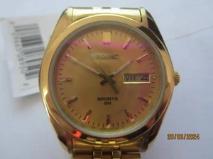 SEIKO HERREN UHR QUARZ ALL S/S GOLD ORIGINAL JAPAN SGG558 NEU - Bild 1 von 5