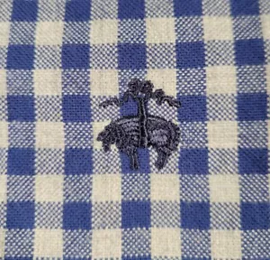 Brooks Brothers L Regent blau grau kariert Oxford Tuch Knopfleiste 16,5 x 35/36 - Bild 1 von 8