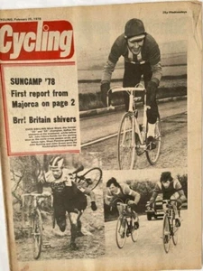 CYCLING WEEKLY - 25 FEB 1978 - SUNCAMP '78' BRITIAN SHIVERS - JONES WINS - Picture 1 of 1